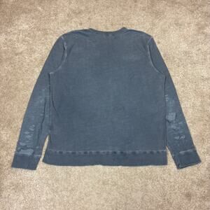 Buck Mason Interloop Crewneck Sweatshirt Men's Medium Distressed